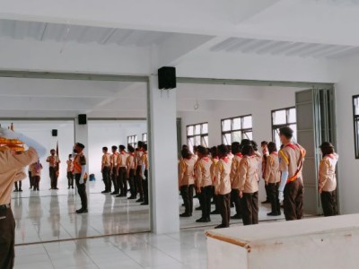 Peserta Pelantikan Bantara SMK TAMTAMA 2 SIDAREJA