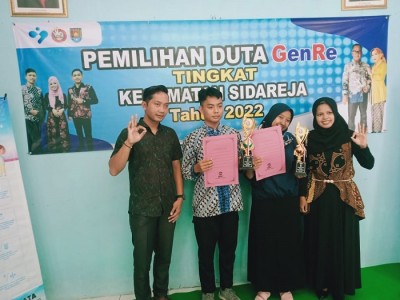 Siswa SMK Tamtama 2 Sidareja Juara 3 Pemilihan Duta GenRe tingkat Kec.Sidareja.