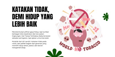 HIDUP SEHAT TANPA ROKOK