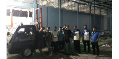 Pemasangan alat Spooring